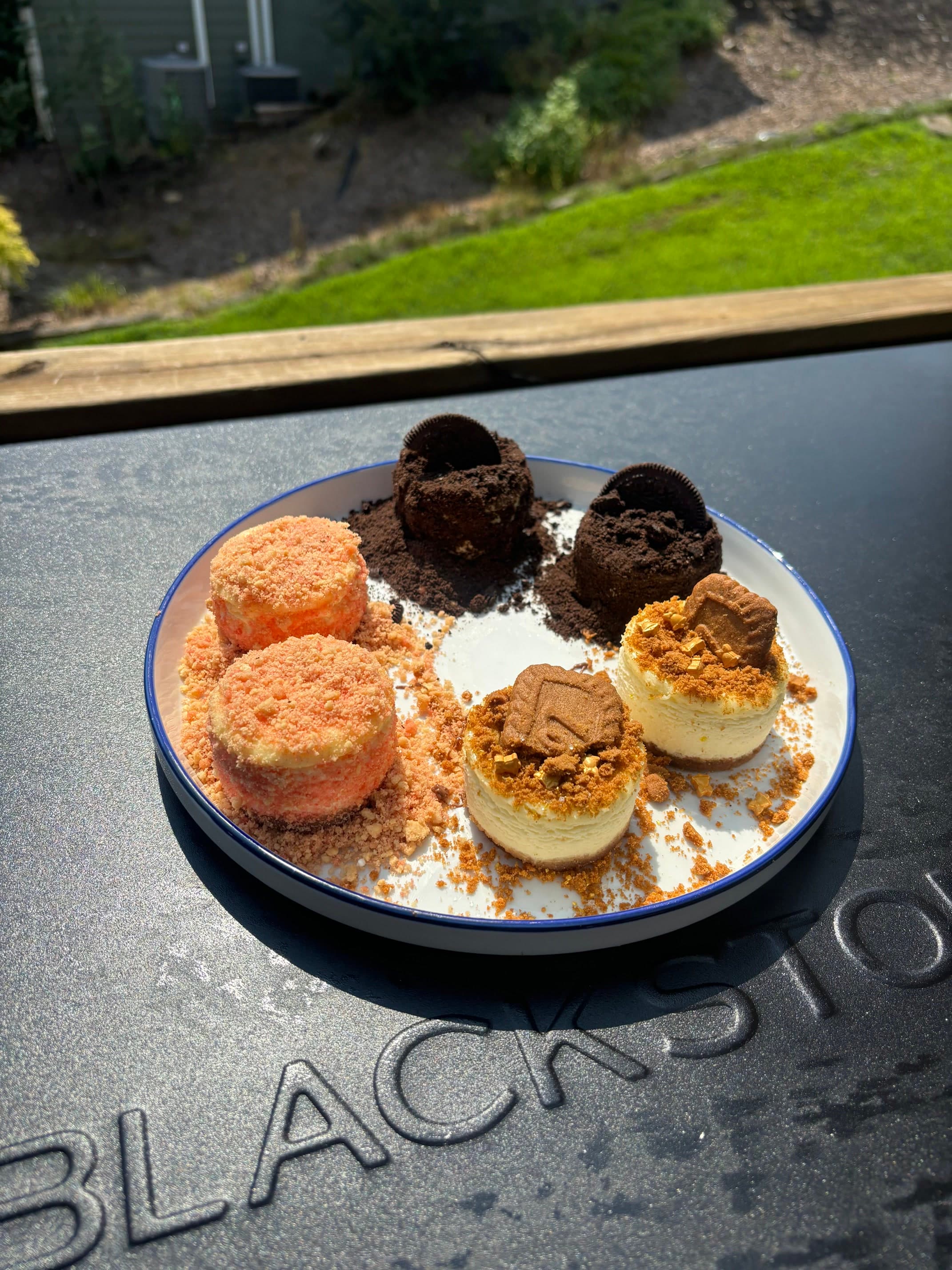 Peanut Butter Cup bejeweled cheesecake cup-cake - The Cheesecake Collection